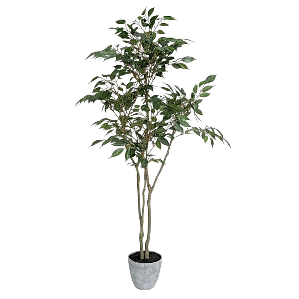 114cm 仿真榕樹細葉榕盆栽 (水泥紋膠盆)