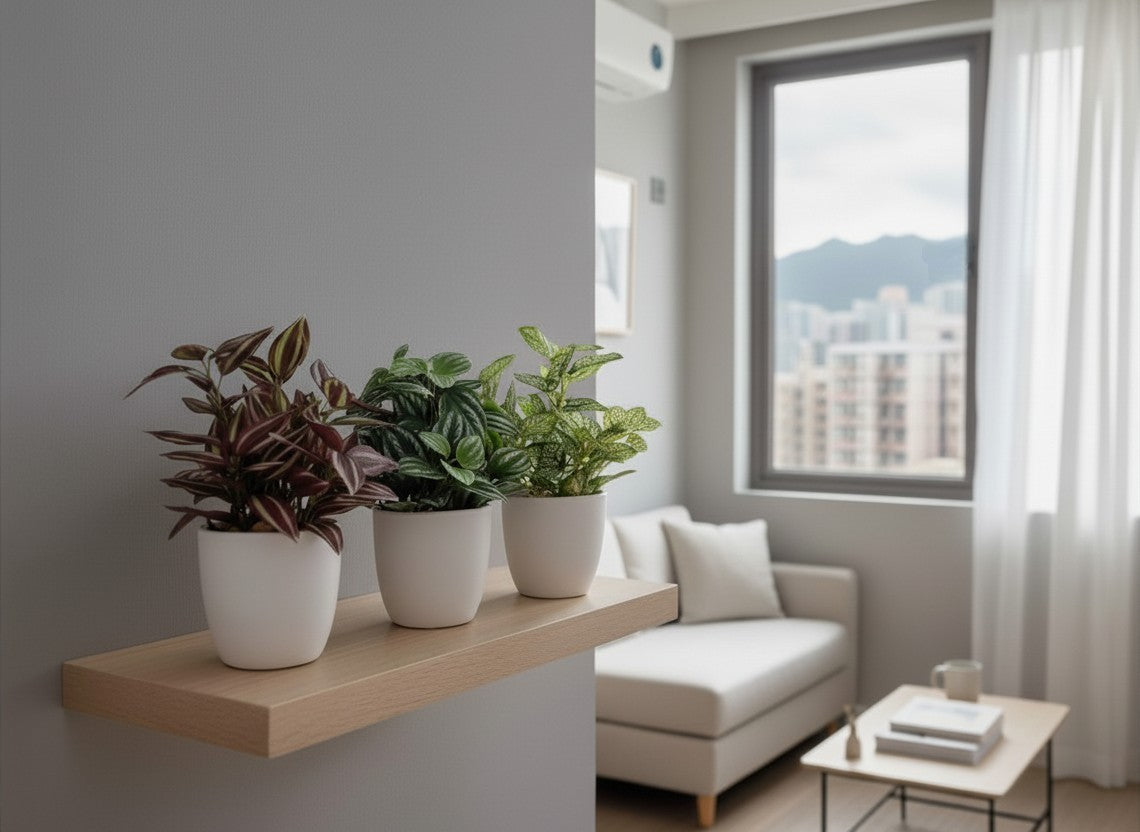 【香港現貨】北歐風仿真迷你盆栽 3件套 | 20cm Mini Artificial Potted Plants (Set of 3) - Midoria