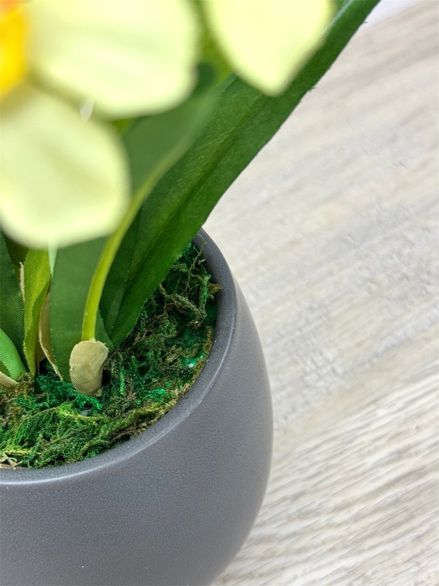 31cm 仿真水仙花盆栽 Narcissus Potted Plant