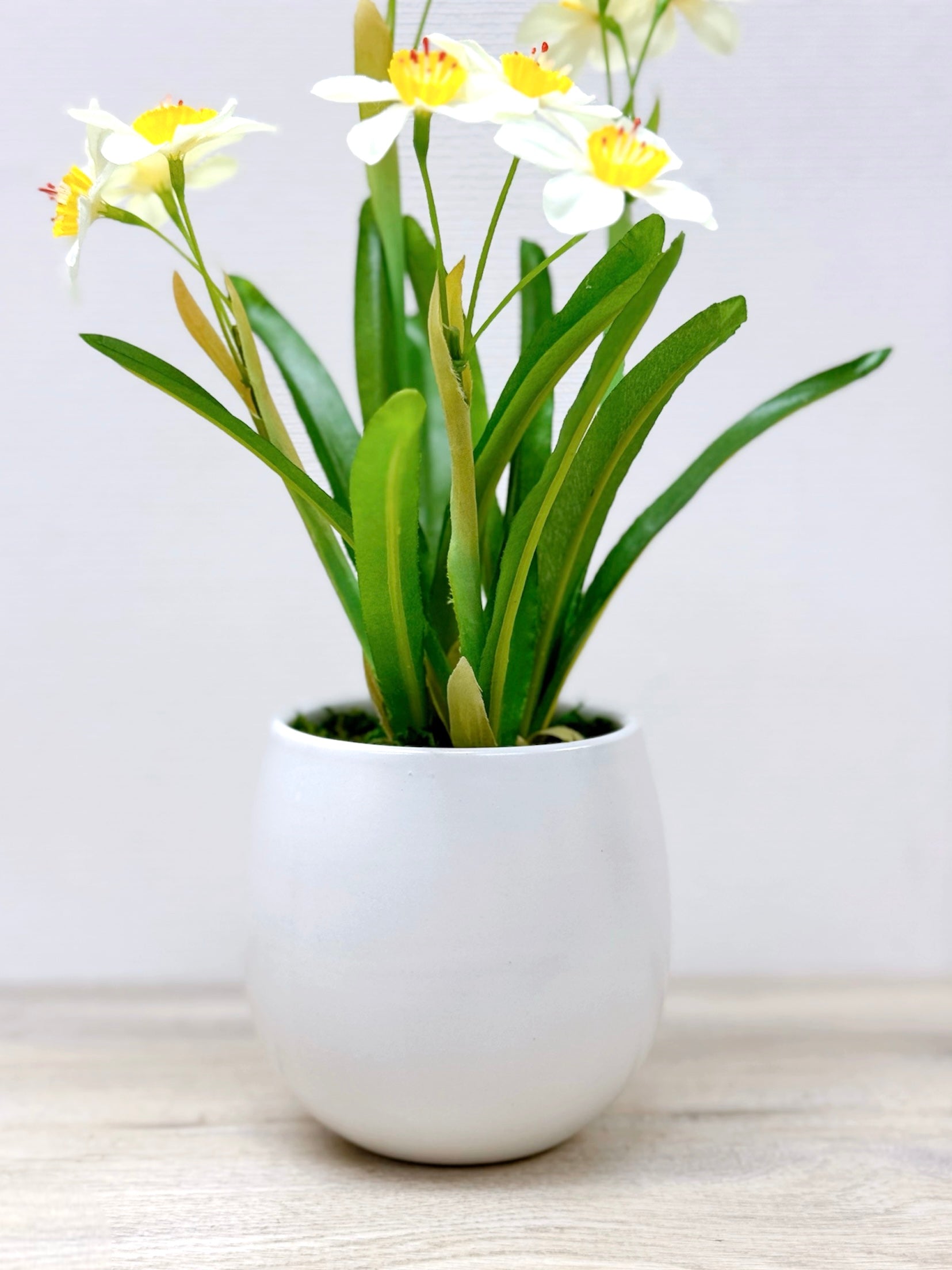 31cm 仿真水仙花盆栽 Narcissus Potted Plant